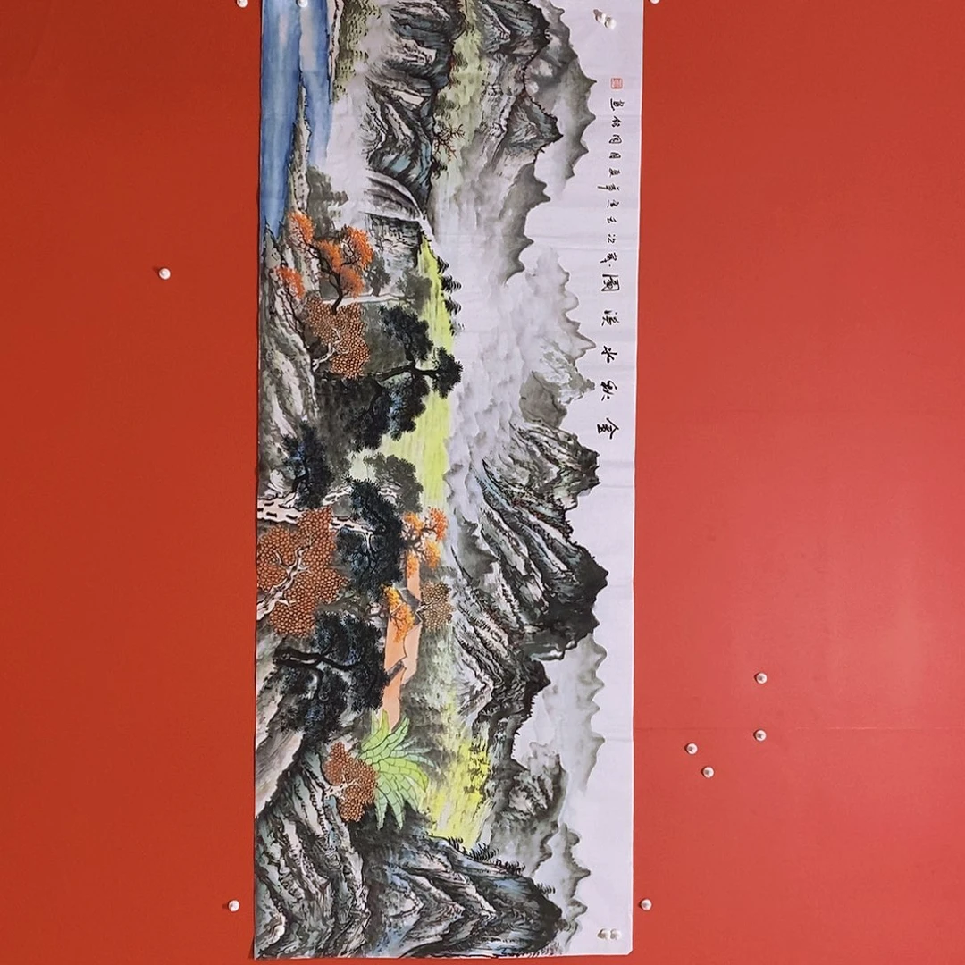 国画山水花鸟国画作品