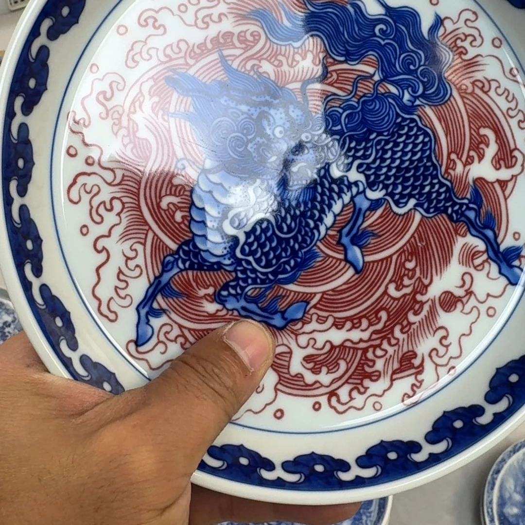 杯麒麟踏浪大壶承