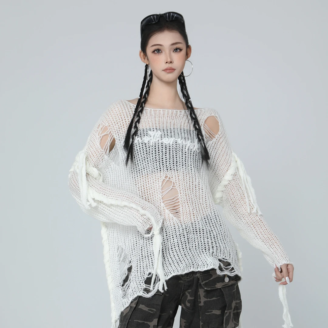 ANPK纯欲甜美套头毛衣A5F04A5038