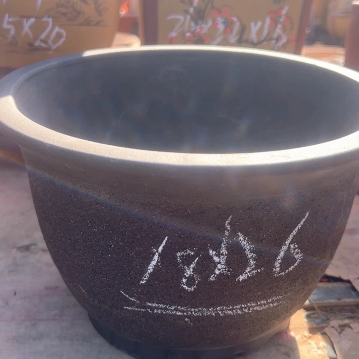 红陶紫砂碗盆口26