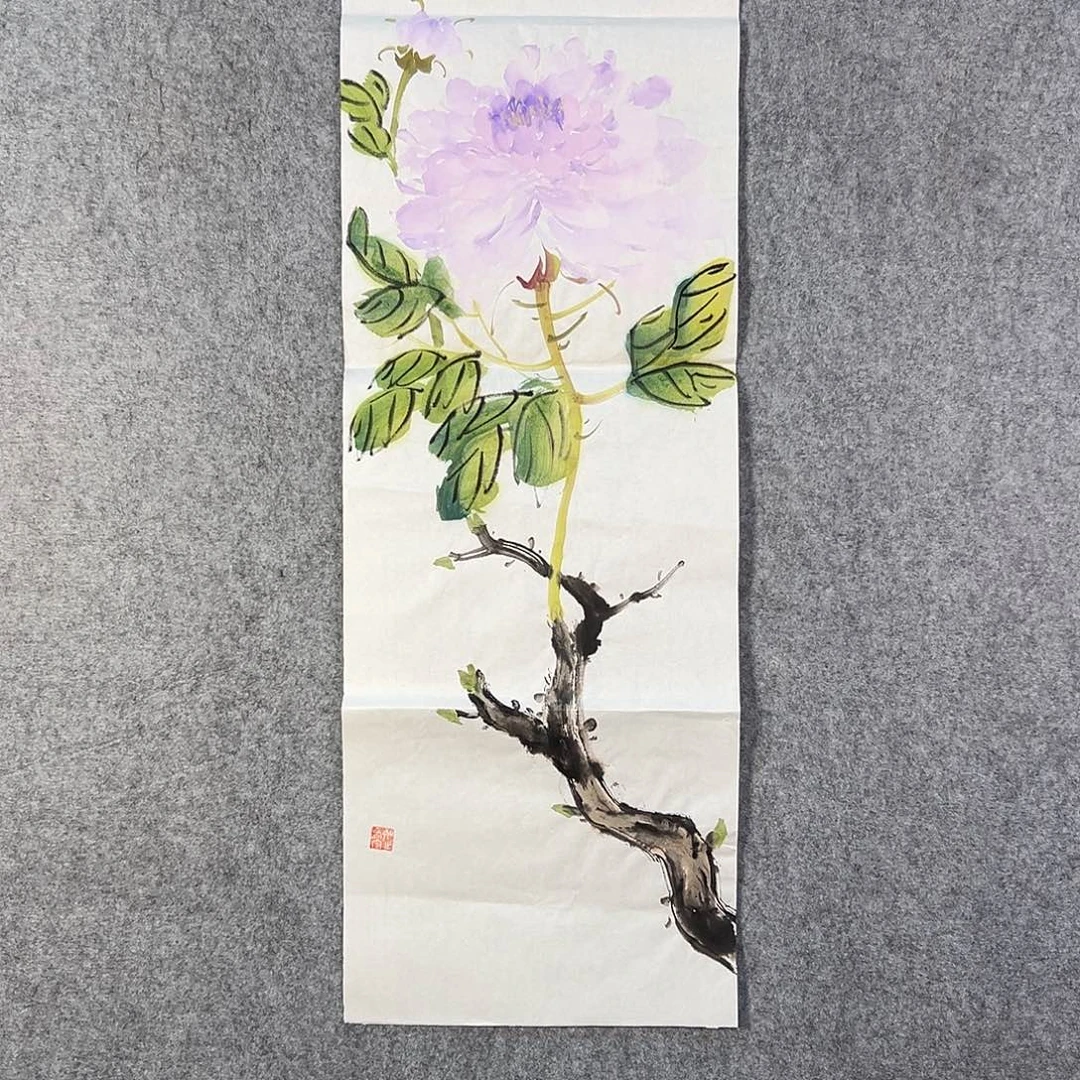 国画174 牡丹等植物生长于这里生长