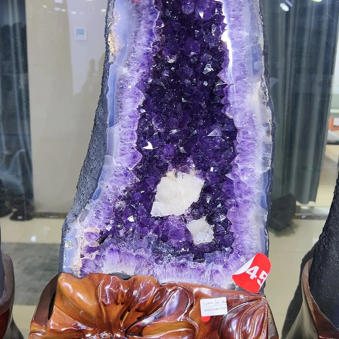 未镶嵌大型摆件（非配饰）紫晶