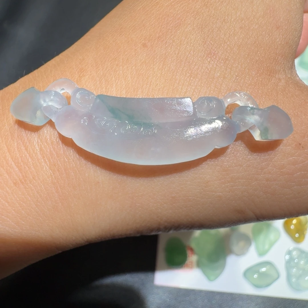 定制翡翠未镶嵌冰种玉衡