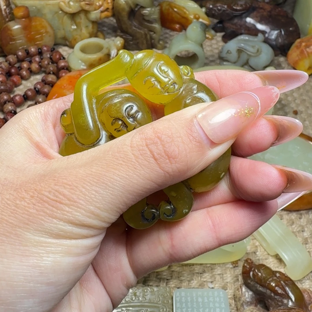 白玉菩提吊坠挂件