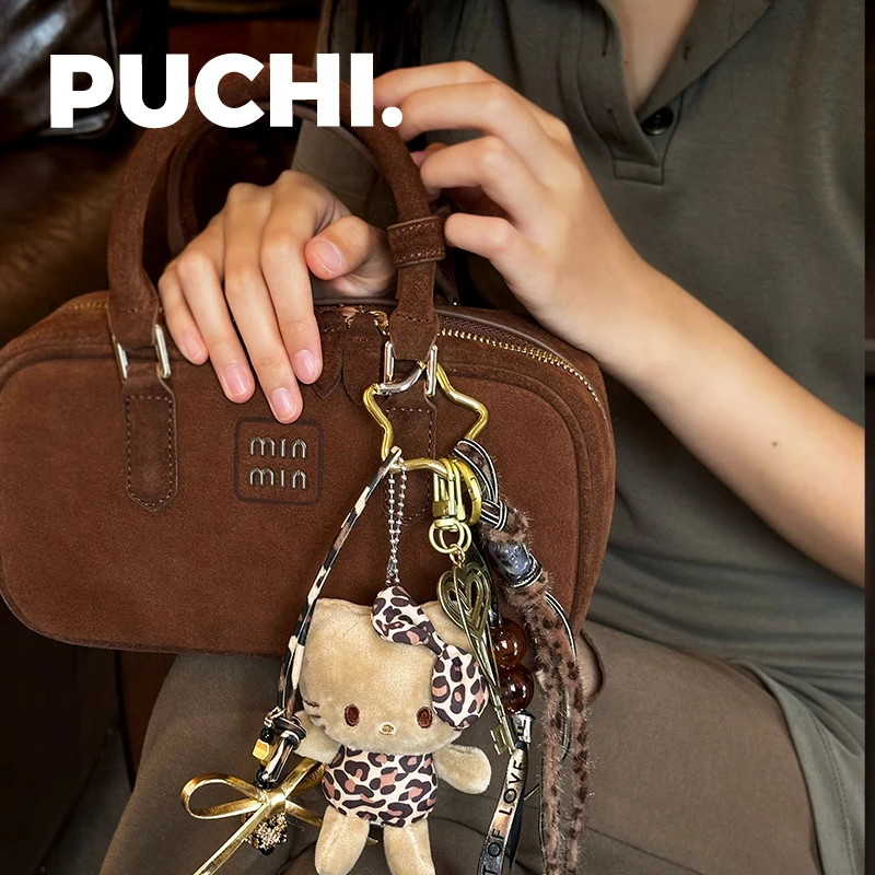 《C.Chic.美拉德·豹纹KITTY》PUCHI.噗哧商店 高级豹纹挂件包挂饰