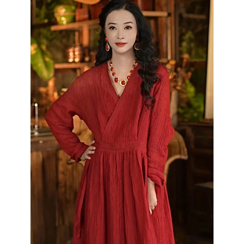 游尘衣物/流溪连衣裙