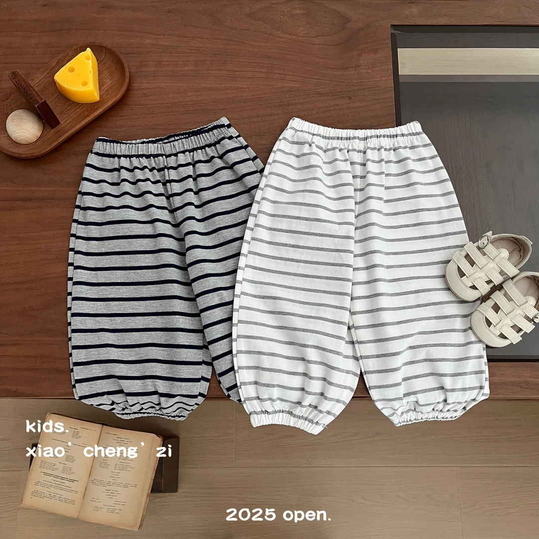 T25X102韩版男童卫裤长裤百搭童装休闲裤卫裤宝宝男童裤子夏季