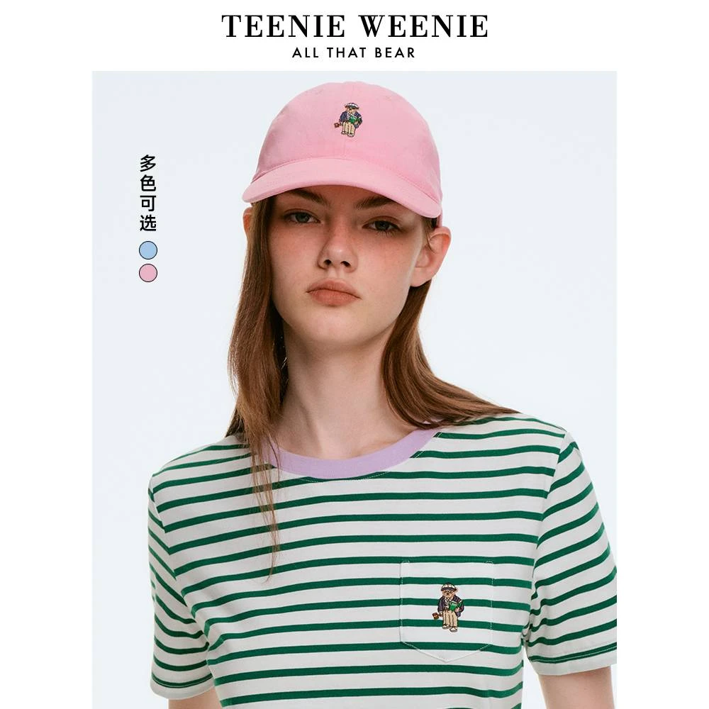 *TeenieWeenie小熊25年春新款清新活力时尚学院棒球帽TTAC255201N