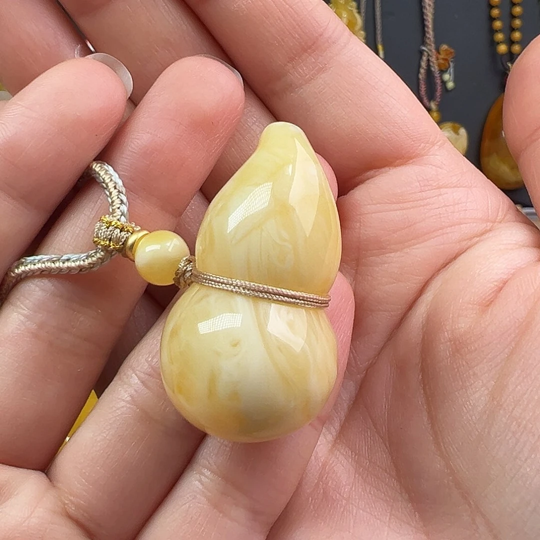 蜜蜡颈饰未镶嵌蜜蜡