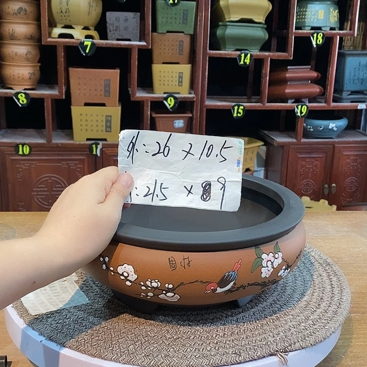 紫砂花盆紫砂花盆