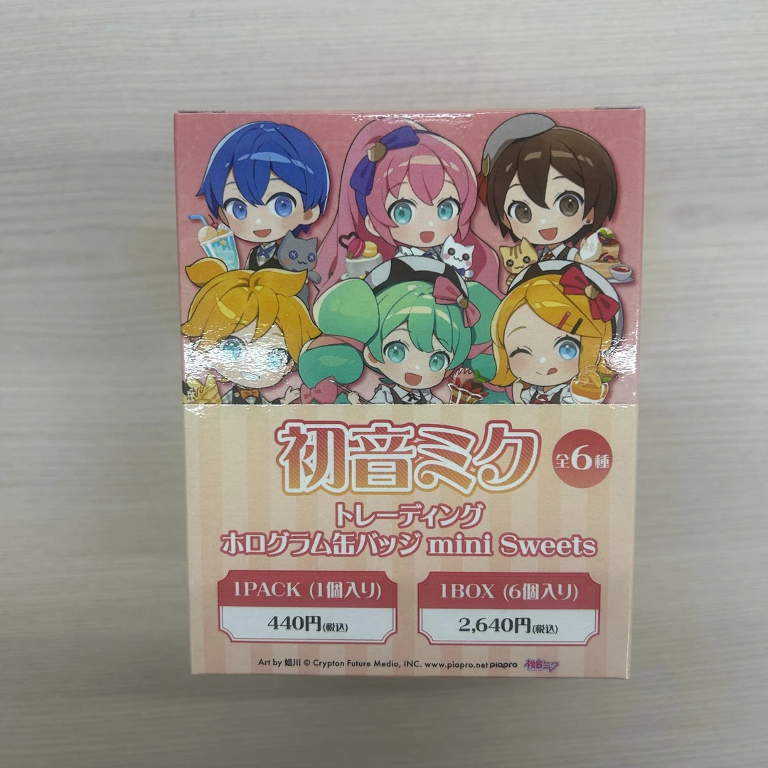 初音未来 盲盒闪吧唧   mini Sweets 全六种-三月兽