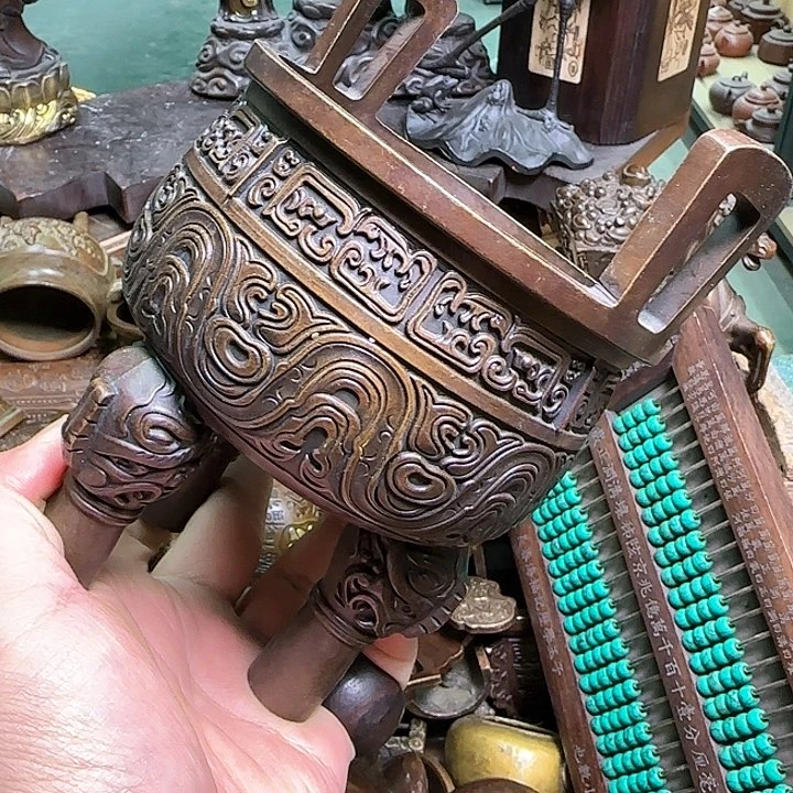 铜器办公室茶室摆件