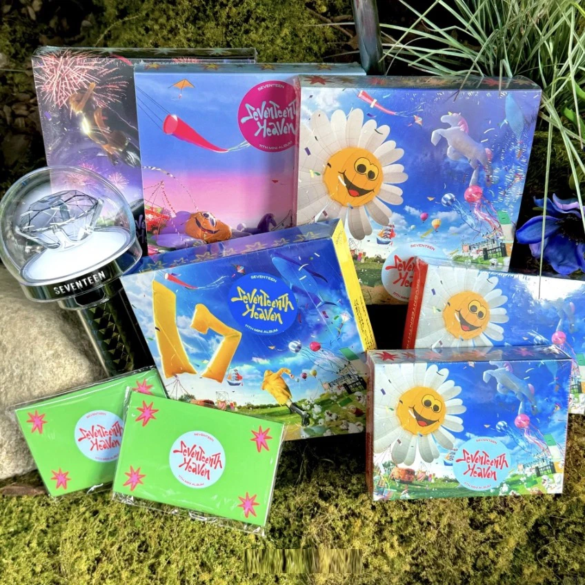 现货 SEVENTEEN新专辑 迷你11 HEAVEN 克拉盘正版官方周边小卡