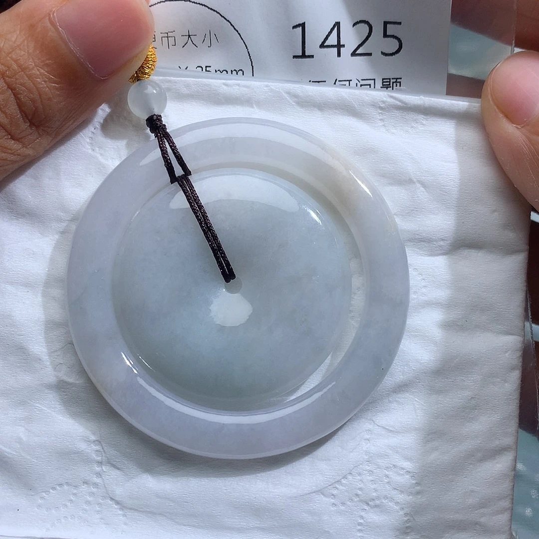 翡翠未镶嵌颈饰1425