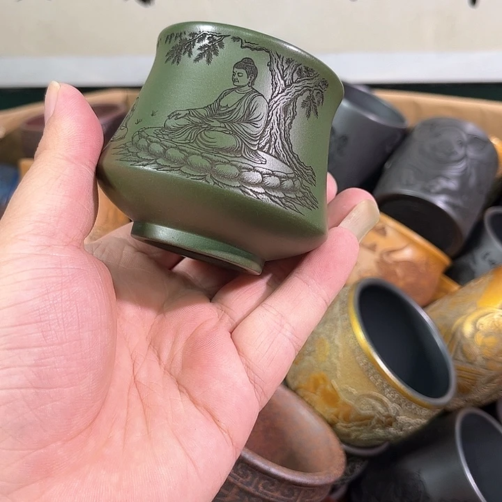 茶杯紫砂全手工紫砂主人杯