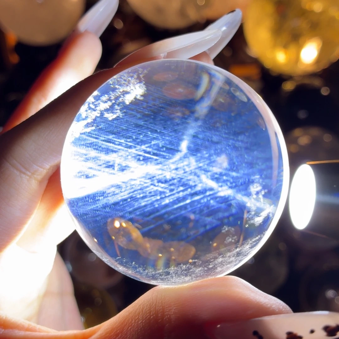 未镶嵌水晶珠宝半成品蓝针51.2mm