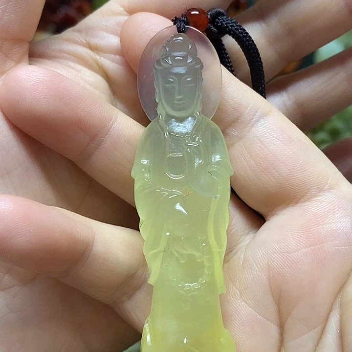 未镶嵌岫玉吊坠(赠链)