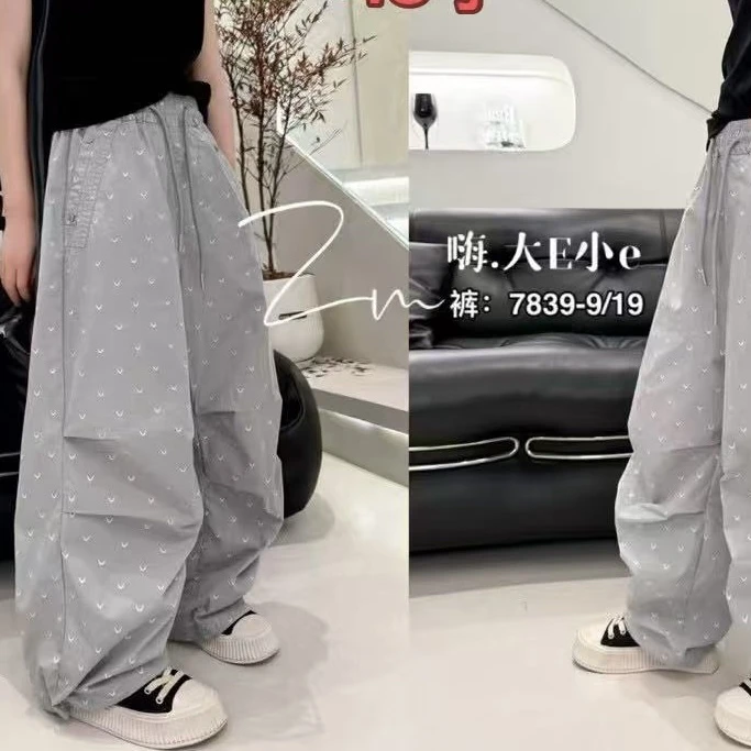 7839儿童满印休闲裤