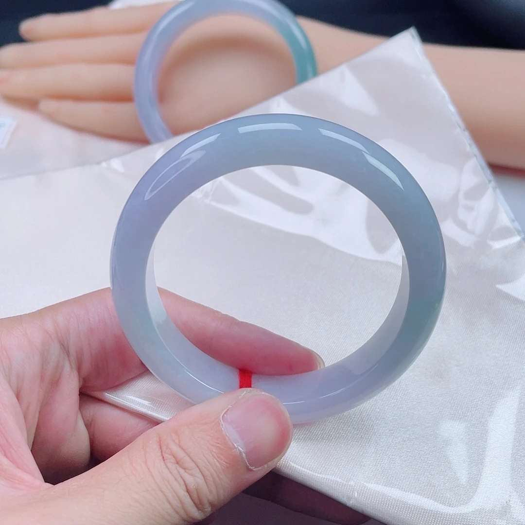 翡翠未镶嵌手镯手镯55.7