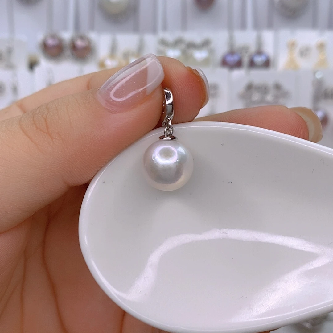 淡水珍珠颈饰银S925镶嵌