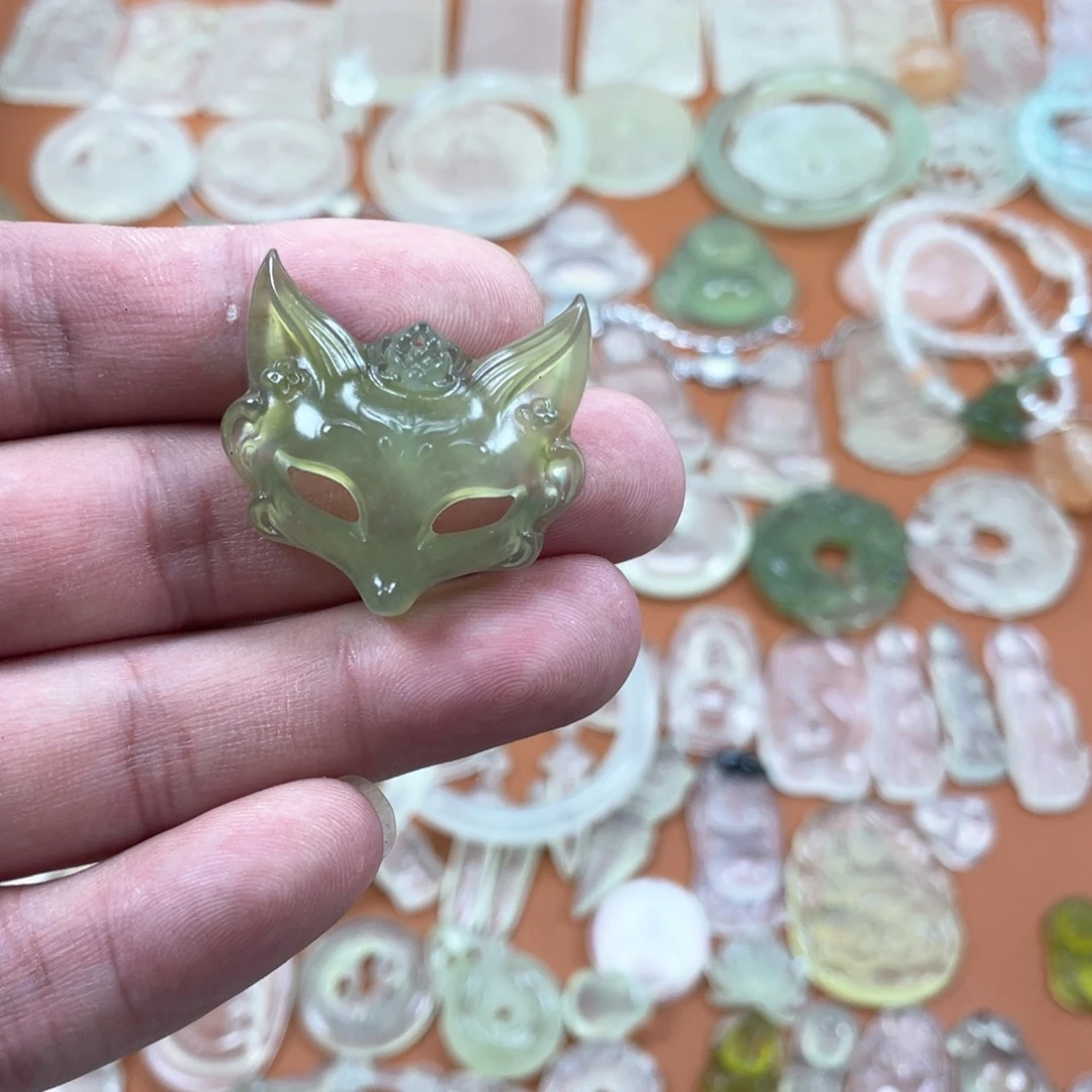 蛇纹石玉未镶嵌多样性随机发一