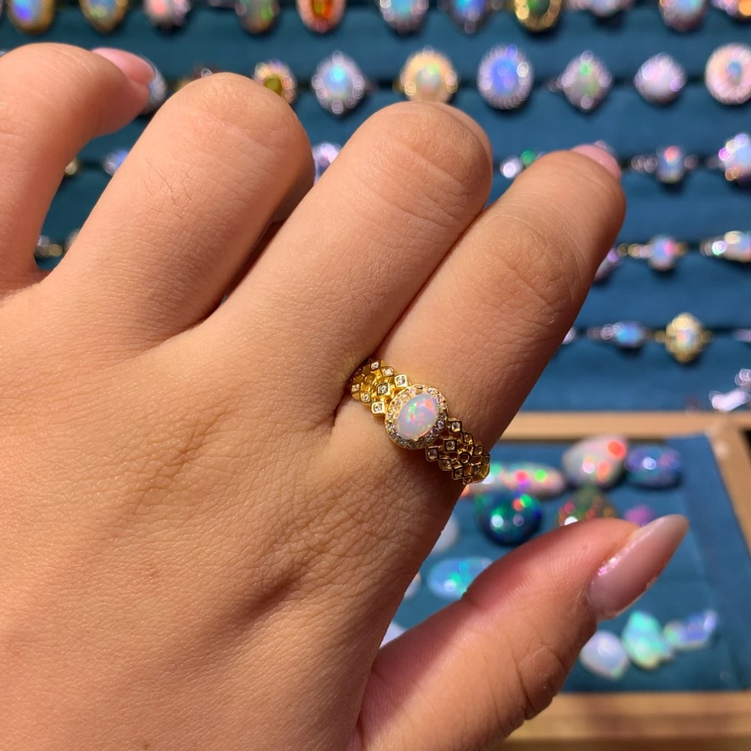 欧泊银S925镶嵌福利款不退不换