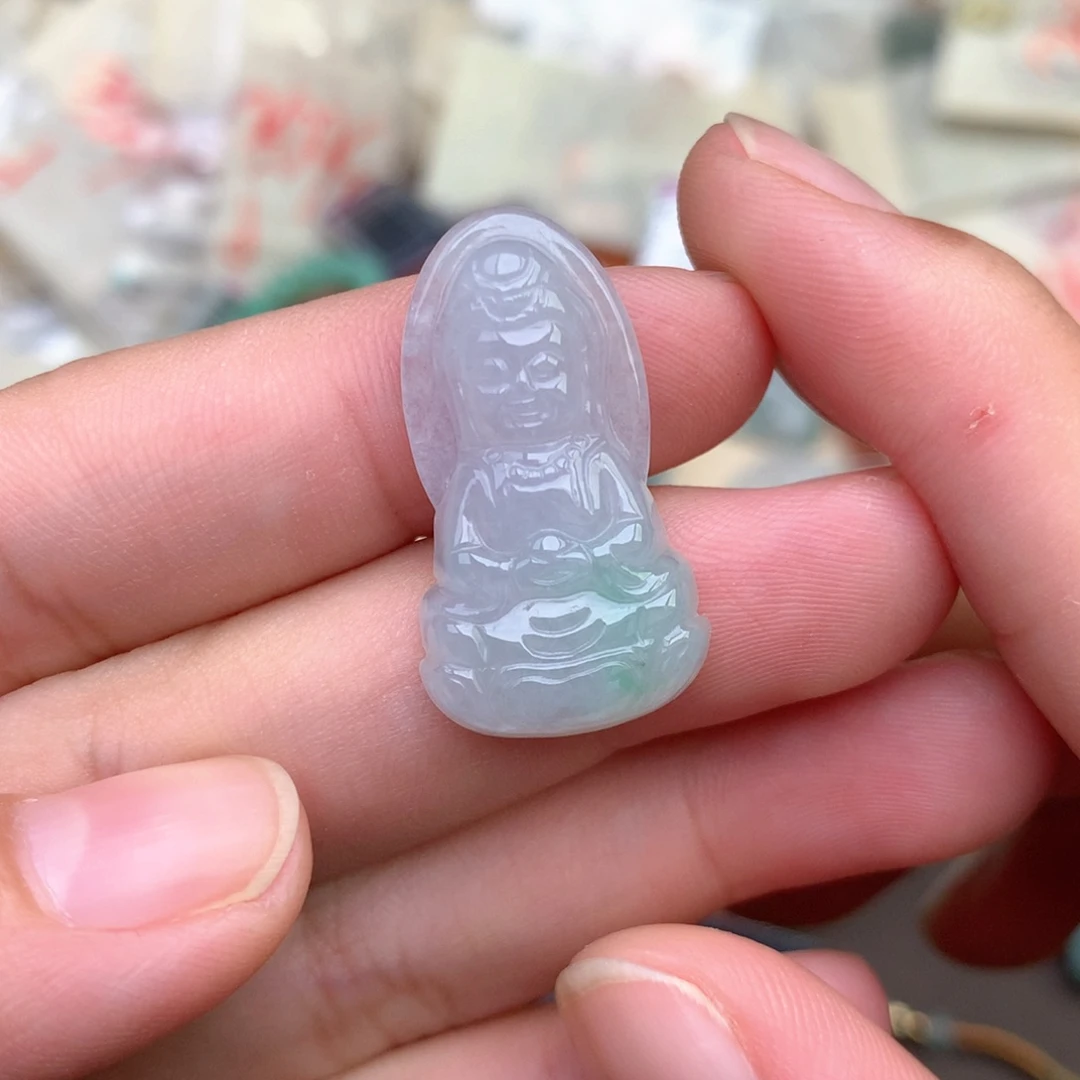 翡翠未镶嵌挂件一