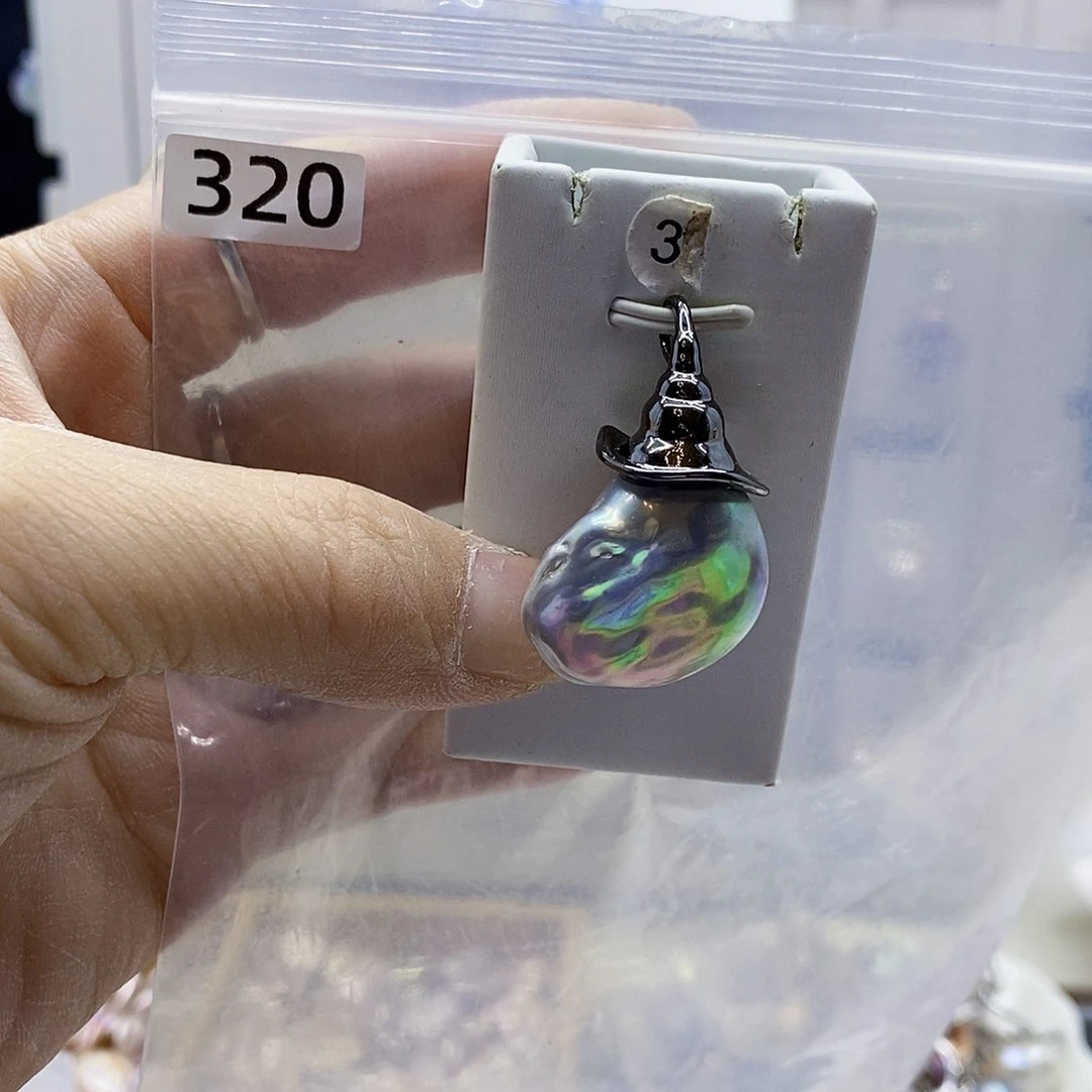 颈饰合金淡水珍珠