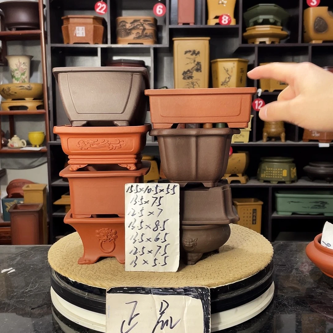 D-盆尚好紫砂花盆