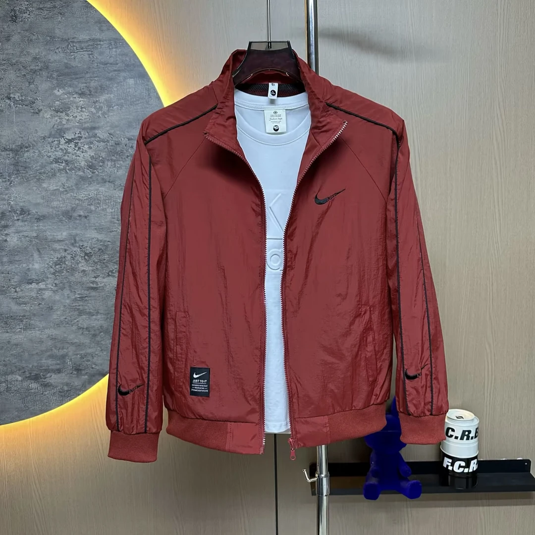 1113春夏新款薄料立领时尚百搭速干休闲夹克外套