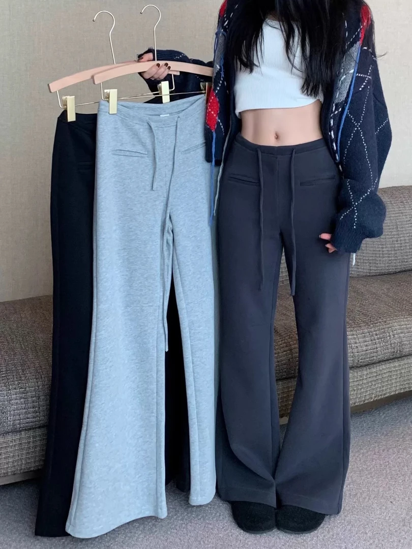 ZEMALA·新款休闲美式微喇裤