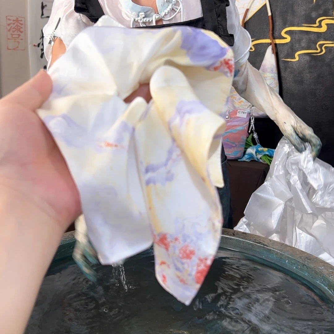 072缎面发圈手作饰品