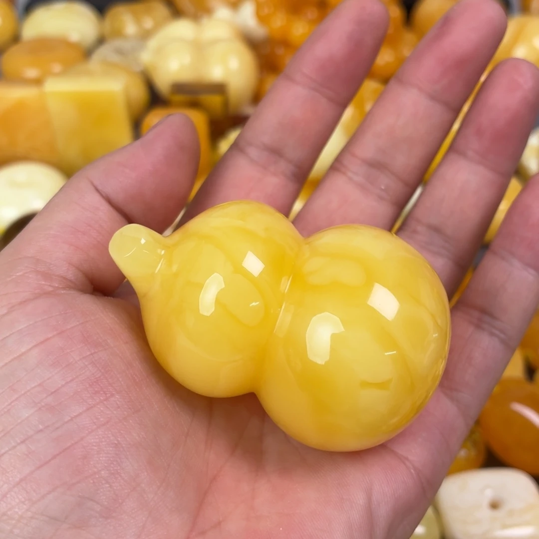 蜜蜡未镶嵌吊坠(不含链)