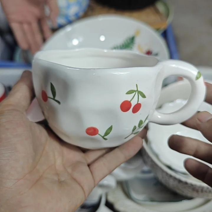 杯陶瓷杯碗盘微瑕介意慎拍