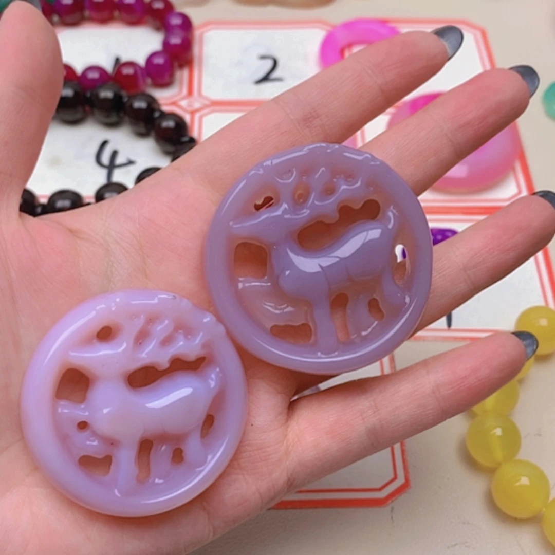 【闪购商品】未镶嵌玛瑙/玉髓珠宝半成品艾*