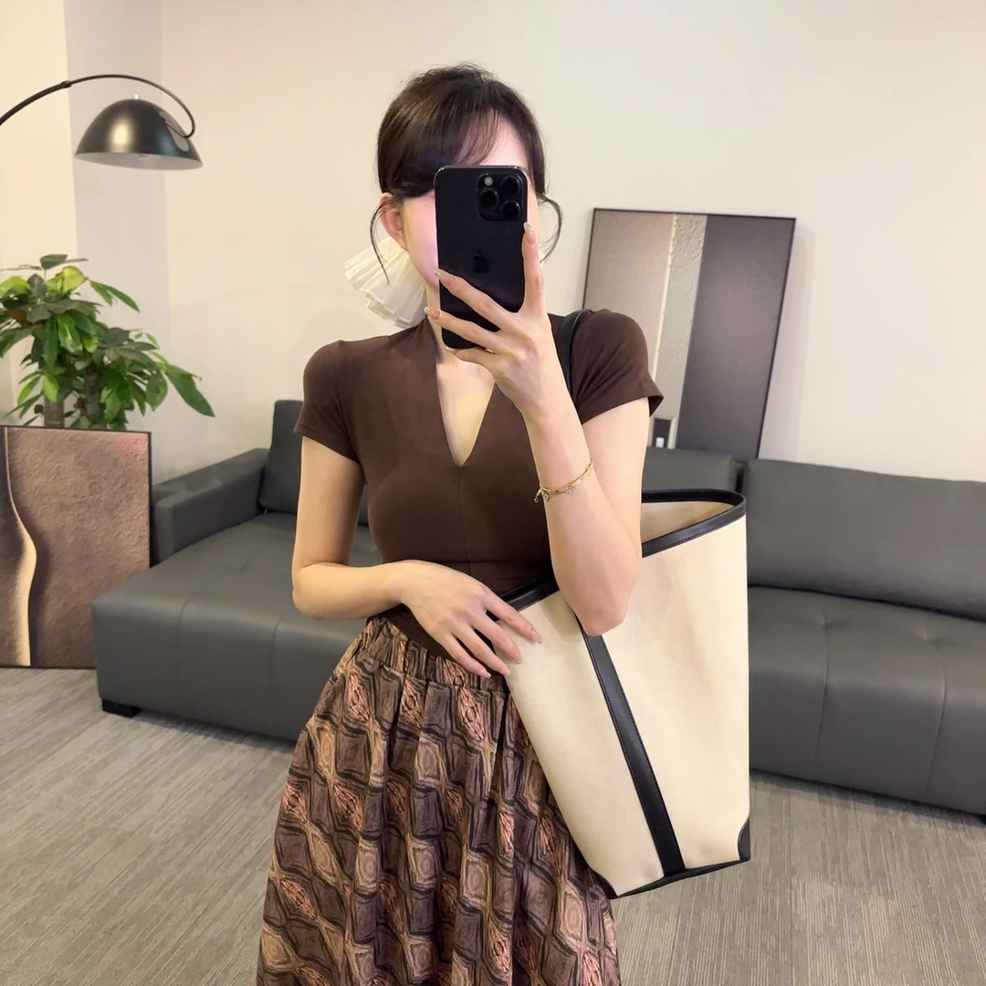 【OS&oneshow】时尚套装复古图案时尚气质夏季高腰显瘦裙子针织