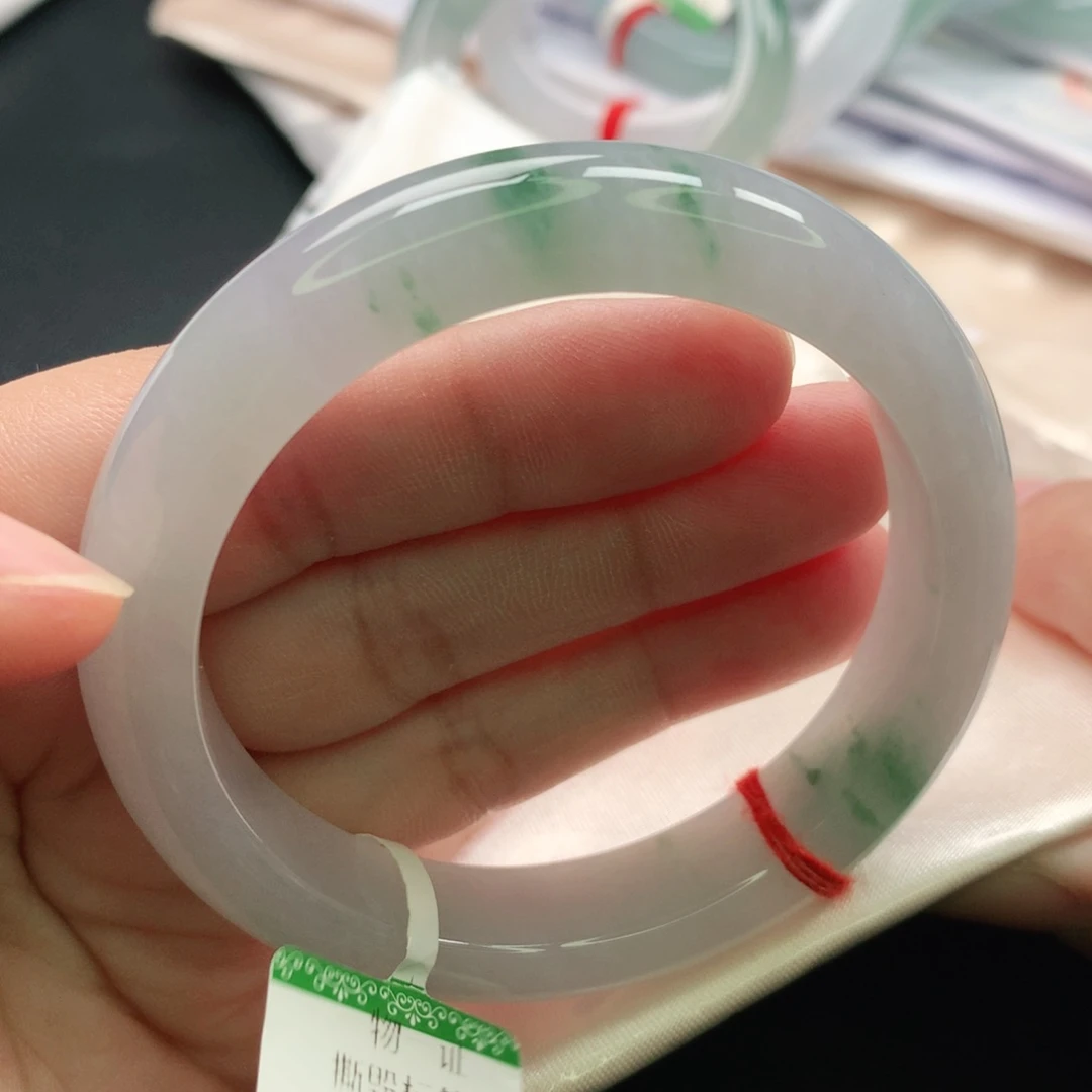 翡翠手镯未镶嵌缅甸54.55