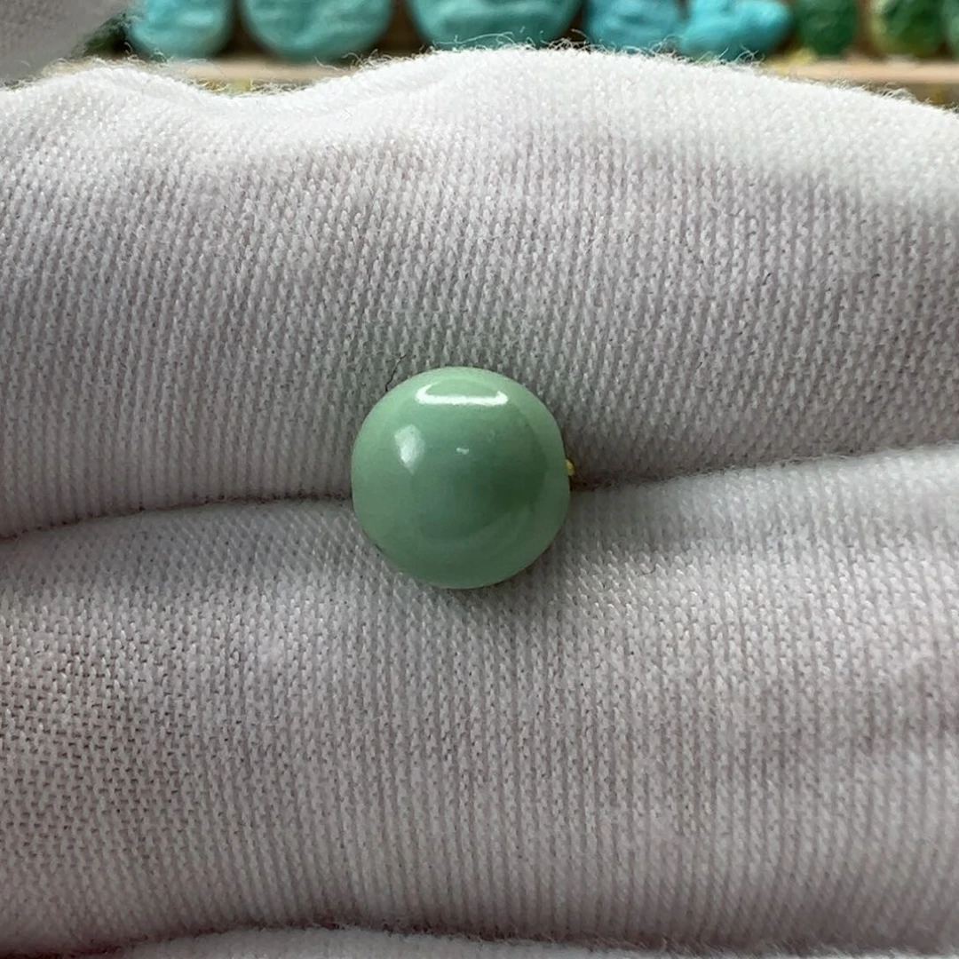 未镶嵌绿松石圆珠7.9mm