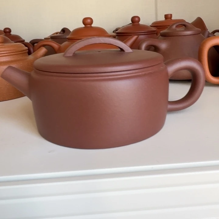 茶杯紫砂紫泥汉瓦200cc