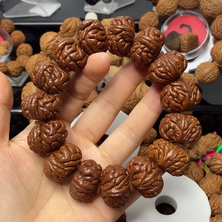 布***森手串桃核霸王龙矮桩25➕尺寸15颗