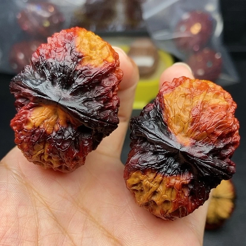 【闪购商品】把件文玩核桃45尺麒麟元宝