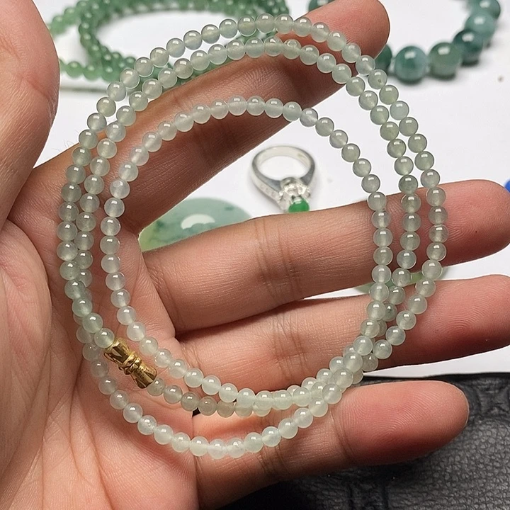 未镶嵌定制翡翠翡翠小米珠