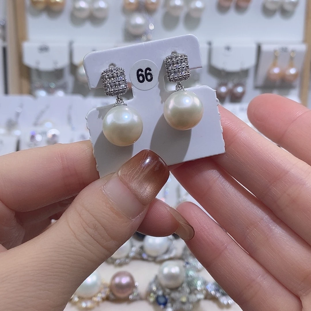 淡水珍珠耳饰未镶嵌w11.4