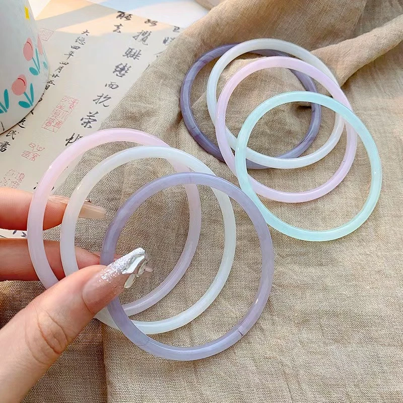 非金属玻璃手镯 非金属玻璃叮当镯  百搭气质简约【手镯对对碰】