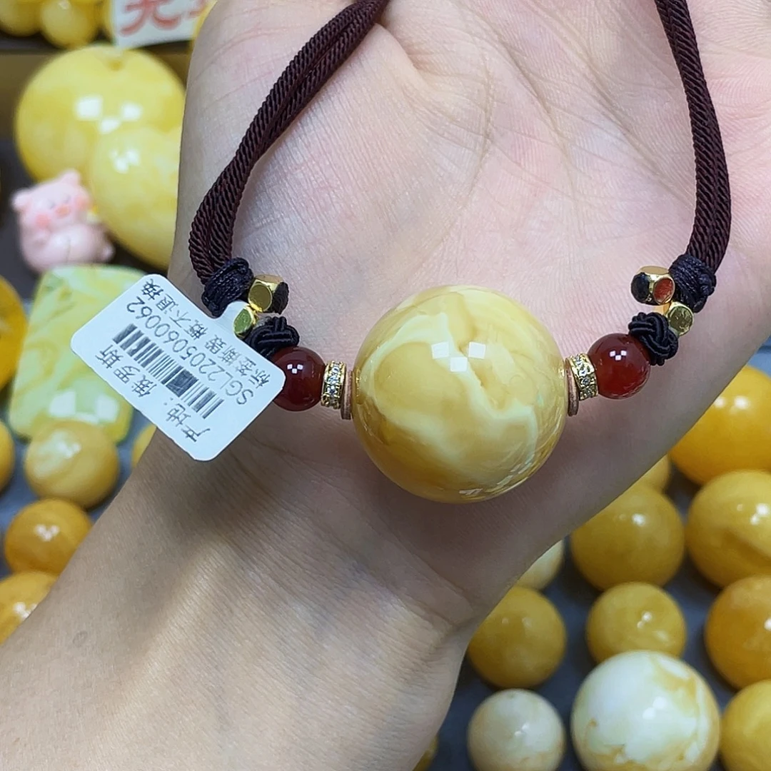 蜜蜡未镶嵌裸石27.3mm
