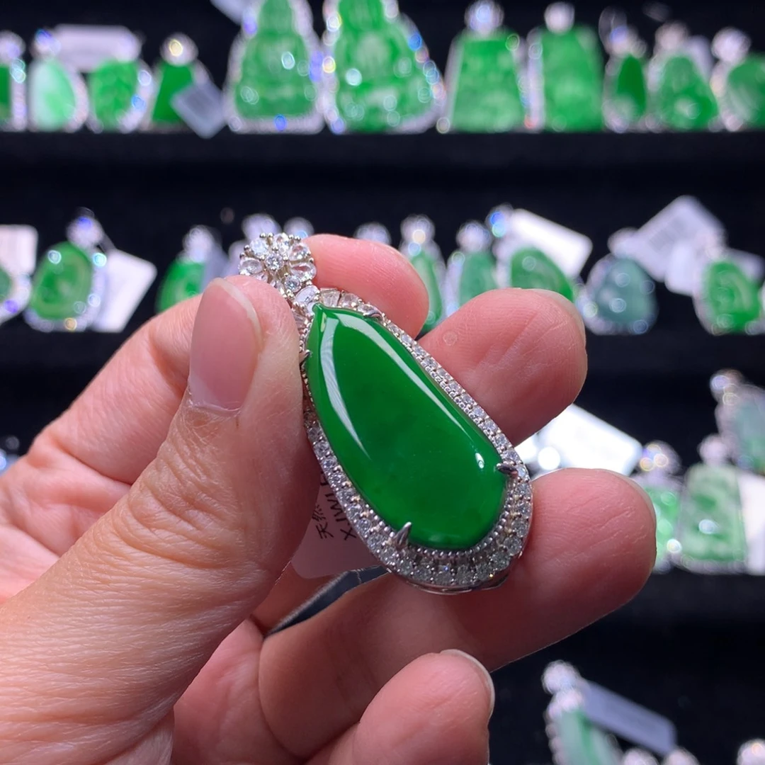 【闪购商品】银S925镶嵌戒指翡翠