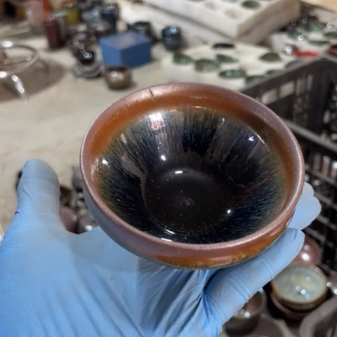 茶盏G*建阳建盏微瑕柴烧