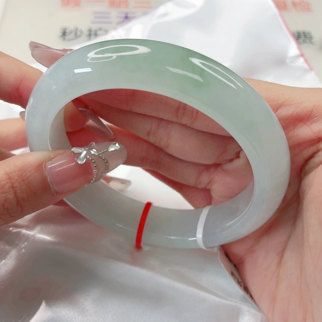 翡翠未镶嵌手镯59.7圈x351