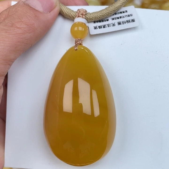 未镶嵌蜜蜡裸石蜜蜡吊坠