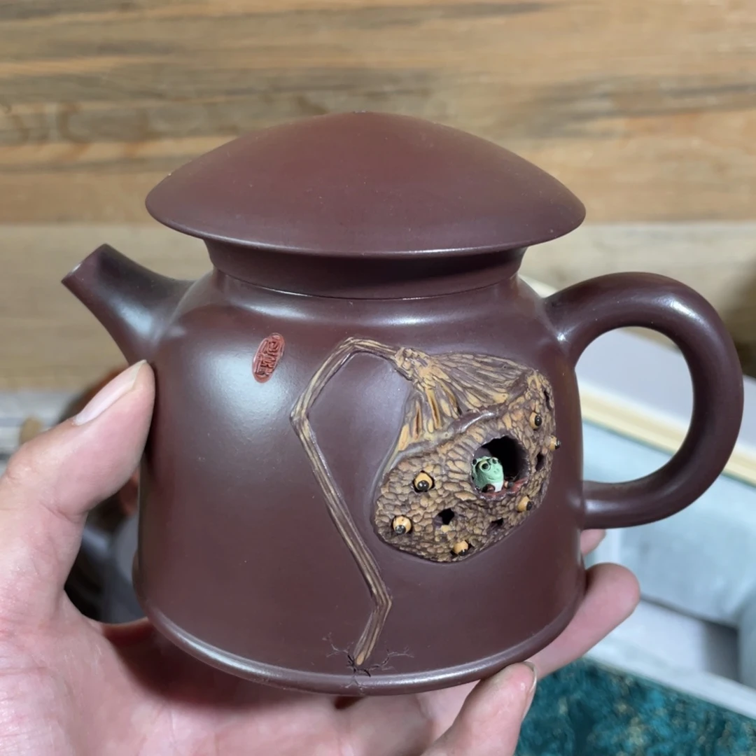 茶壶紫砂老厂紫砂壶一件？